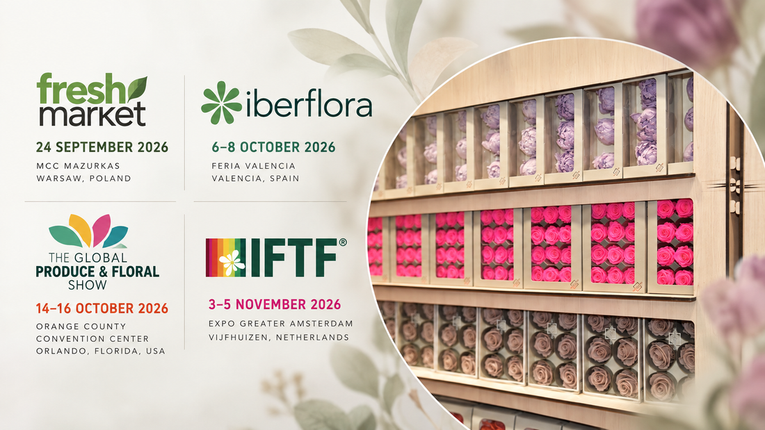 Verdissimo at the leading international floral trade shows this fall 2026