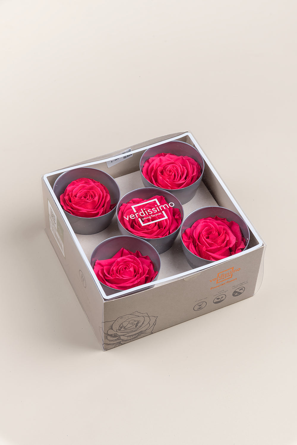 Rosa Queen - Caja 5 cabezas