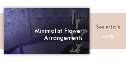 cta minimalist flower arrangements - verdissimo