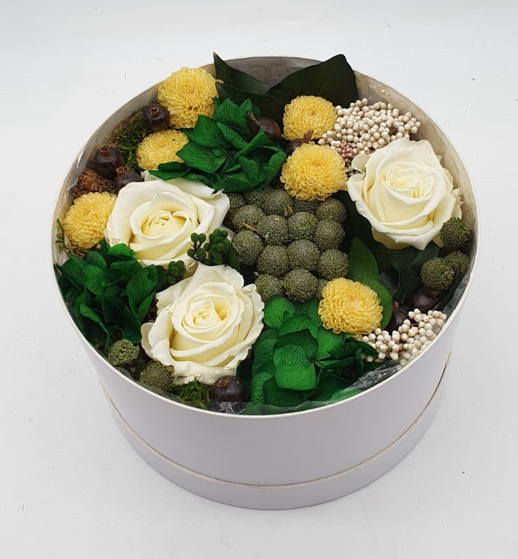 hatbox con flores que te enamoraran img3 - verdissimo